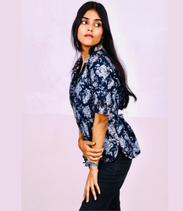 Denim printed top - Image 6