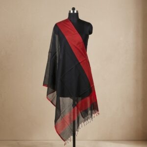 Dupatta Red n black
