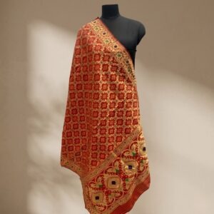 Dupatta Red Banarasi