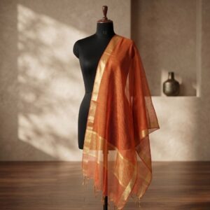 Dupatta Rust-gold