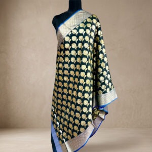 Dupatta Black Banarasi
